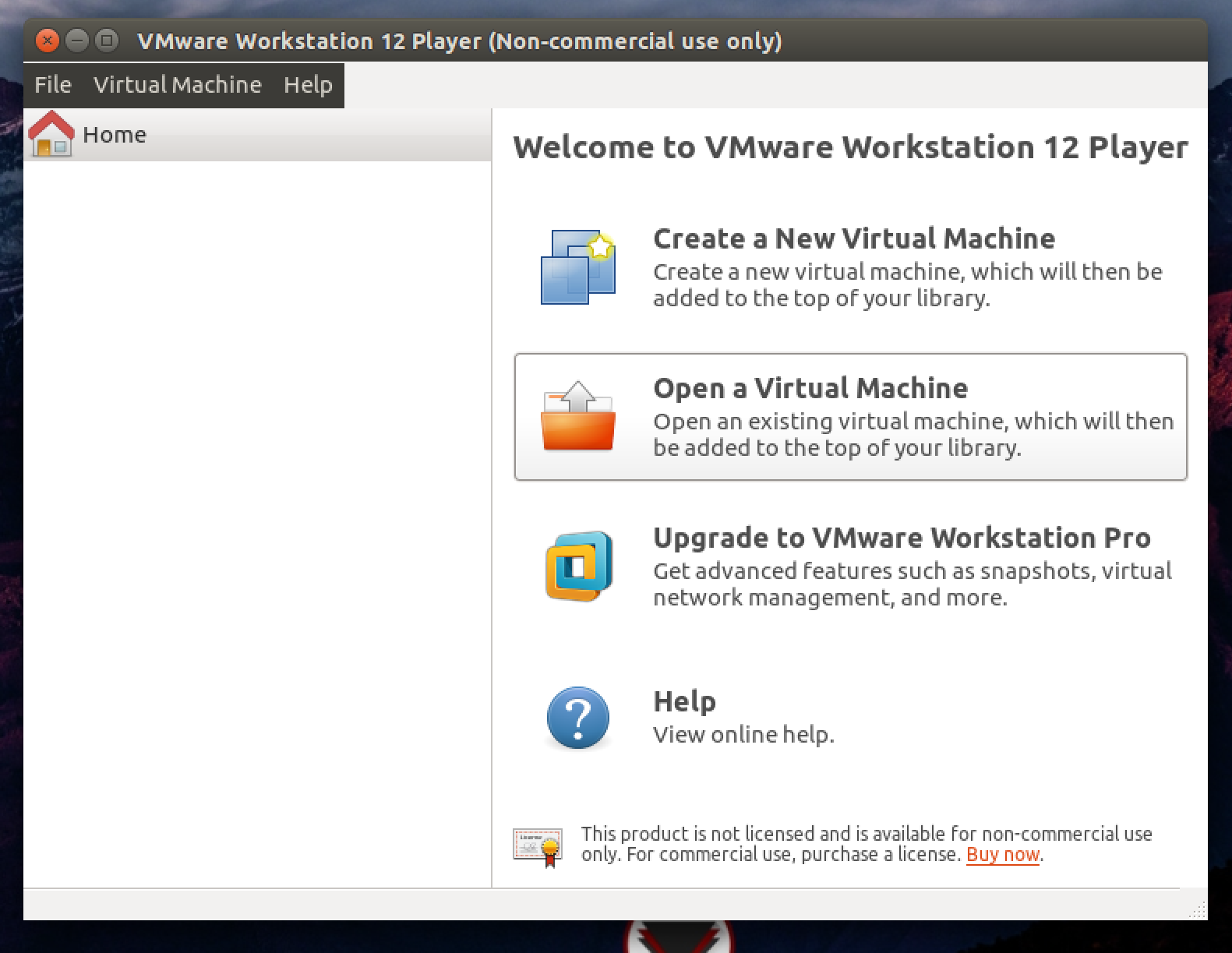 ova import fails vmware workstation player 12